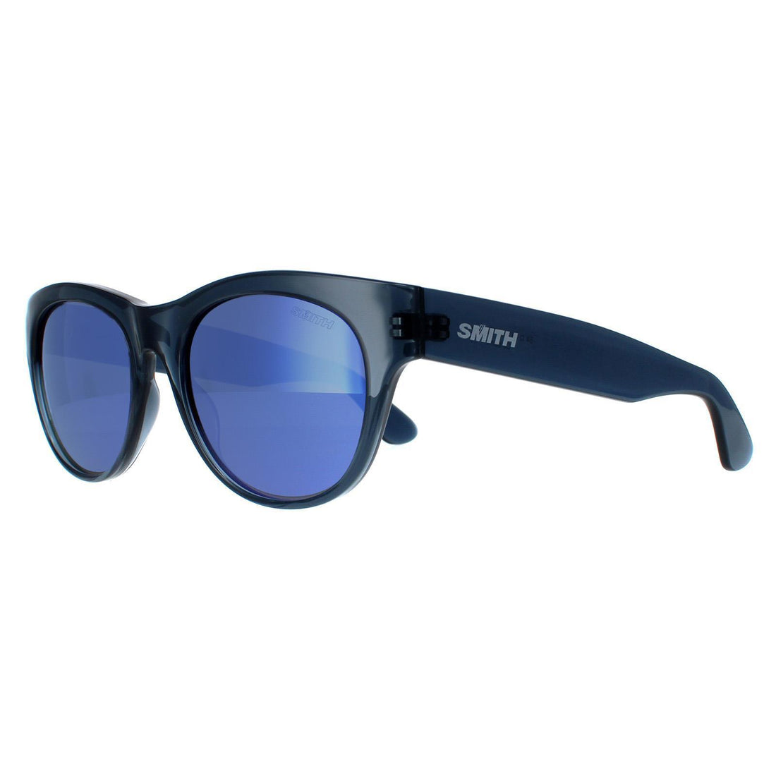 Smith Sunglasses Sophisticate OXZ TE Blue Crystal Chromapop Violet Mirror