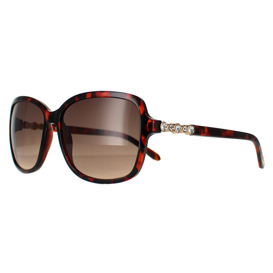 Guess Sunglasses GF0393 52F Dark Havana Brown Gradient