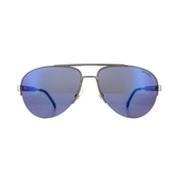 Carrera 8030/S Sunglasses Matte Ruthenium / Sky Blue Mirror