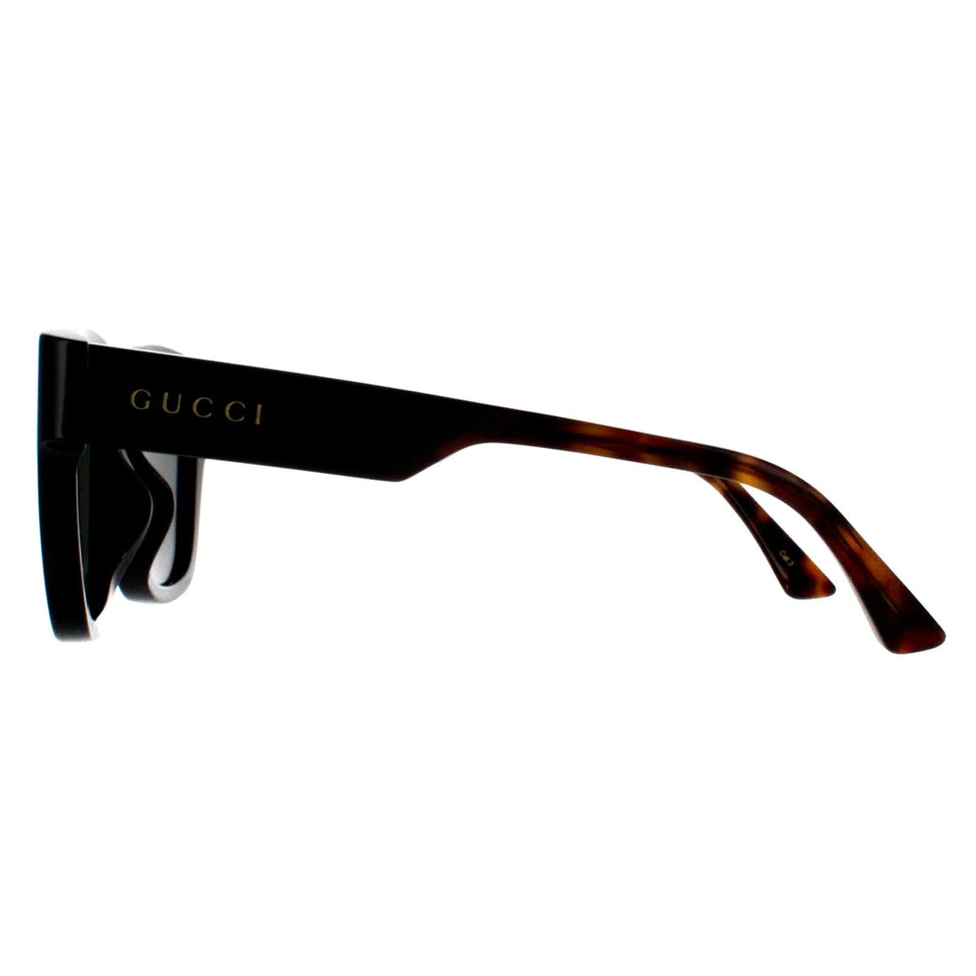 Gucci Sunglasses GG1670SK 001 Black with Havana Grey