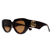 Gucci Sunglasses GG1421S 002 Shiny Dark Havana Brown