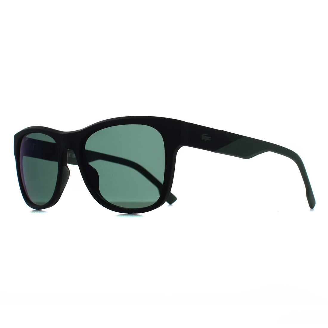 Lacoste Sunglasses L6043S 002 Matte Black Green Mirror