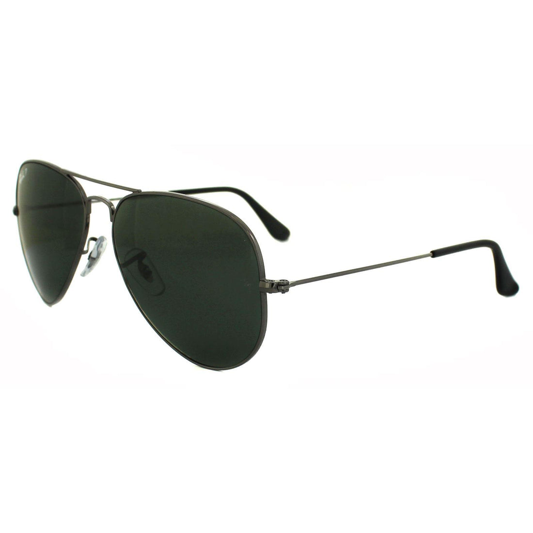 Ray-Ban Sunglasses Aviator 3025 Gunmetal Green Polarized 004/58