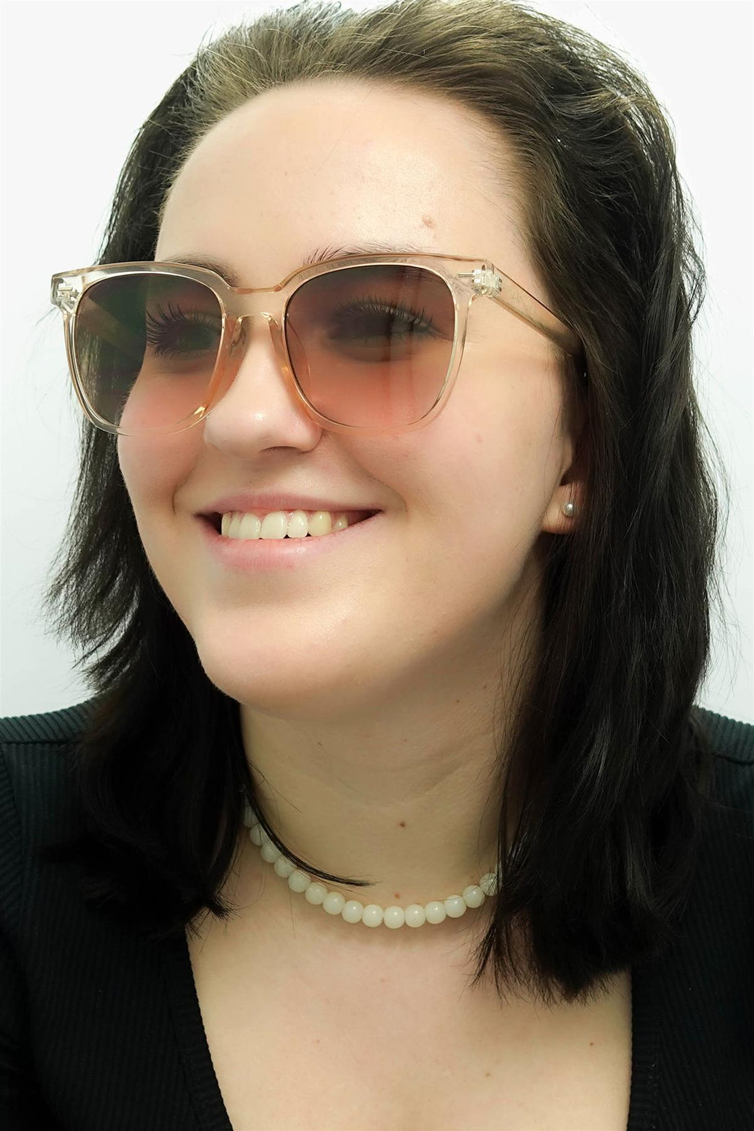 Calvin Klein Sunglasses CK20519S 270 Crystal Beige Brown Brown Gradient