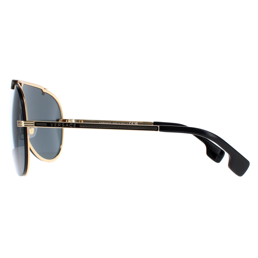 Versace Sunglasses VE2243 100287 Gold Dark Grey