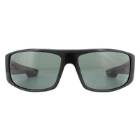 Spy Logan Sunglasses Black / Happy Grey Green
