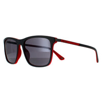 Police Sunglasses SPLA56 Record 1 1BUX Matte Grey Red Grey Mirrored