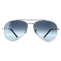 Ray-Ban Sunglasses RB3625 New Aviator 003/3M Polished Silver Blue Gradient
