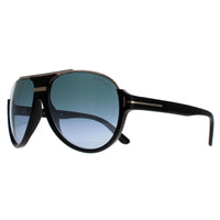 Tom Ford Sunglasses 0334 Dimitry 01P Shiny Black Green Gradient