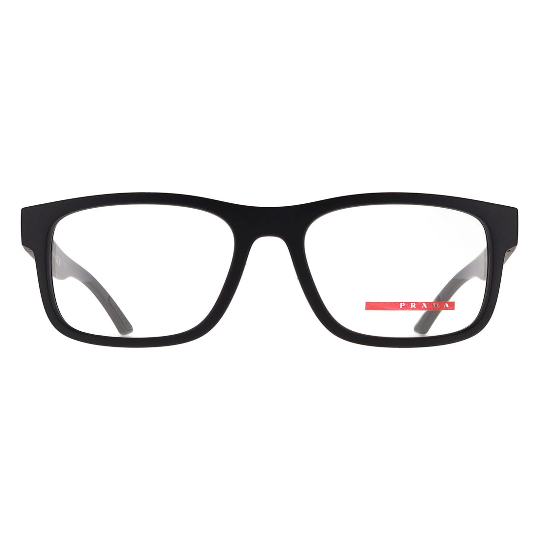 Prada Sport Glasses Frames PS04QV DG01O1 Black Rubbered Men