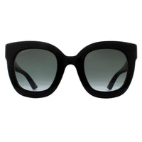 Gucci GG0208S Sunglasses Black Grey Gradient
