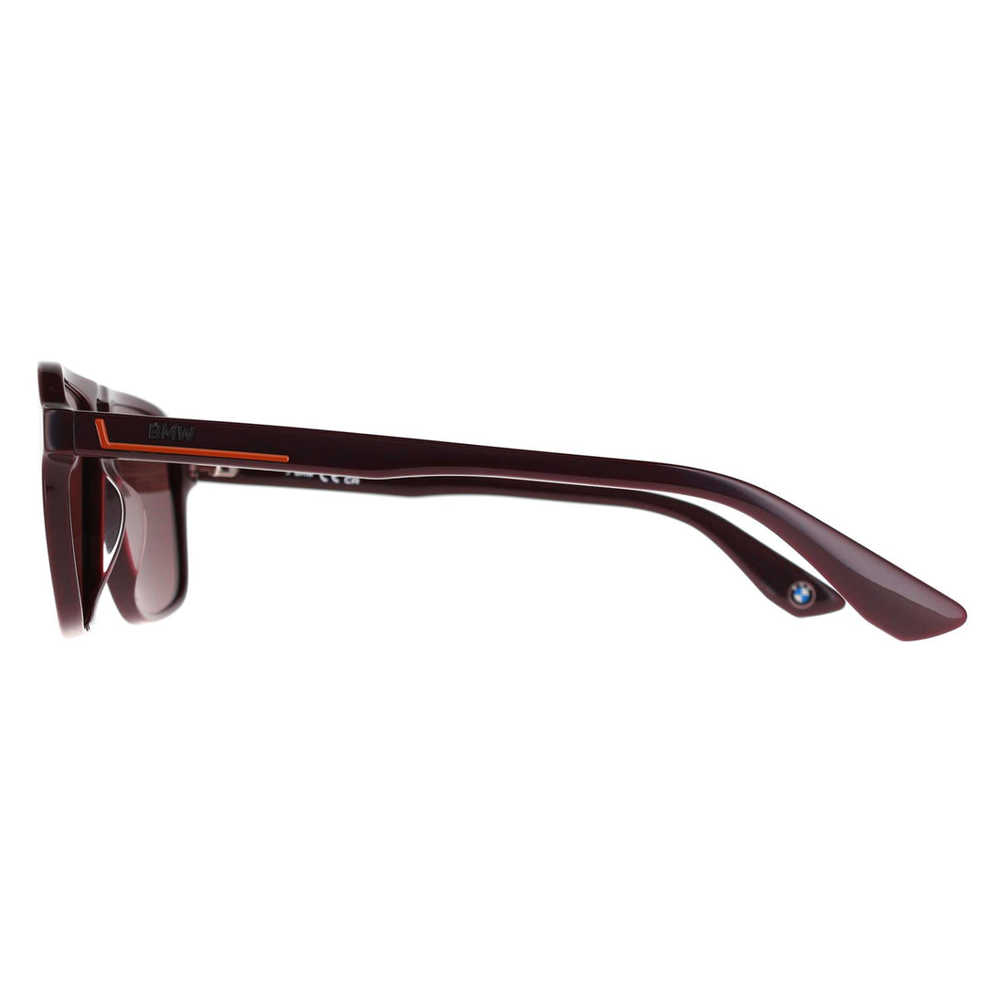 BMW Sunglasses BW0039 50L Burgundy Brown Mirror