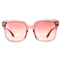 Tom Ford Sunglasses Faye FT0788 72T Shiny Pink Bordeaux Gradient
