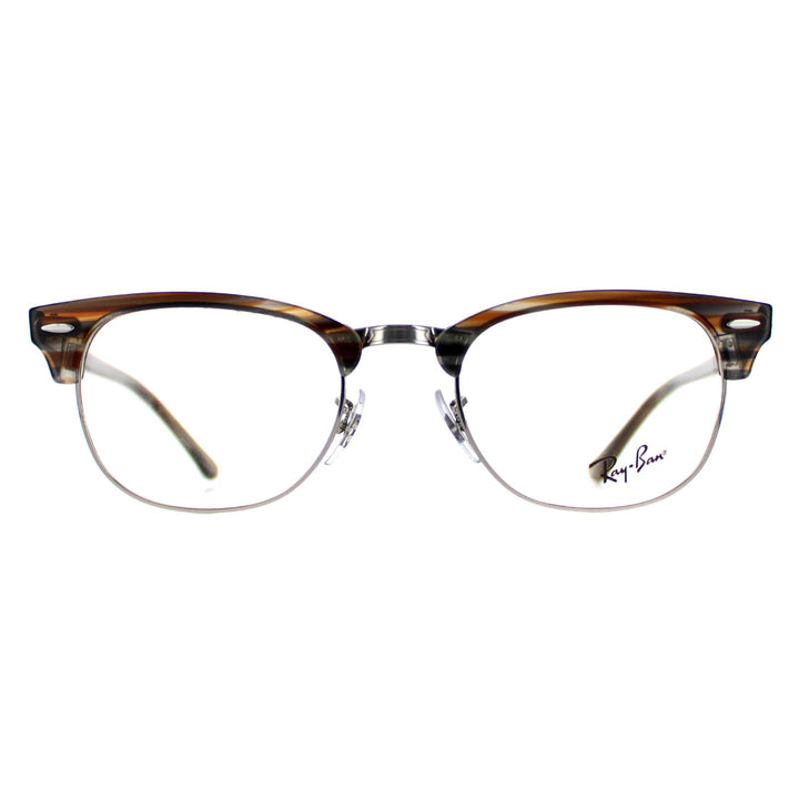 Ray-Ban Glasses Frames RX5154 Clubmaster 5749 Polished Brown Men Women