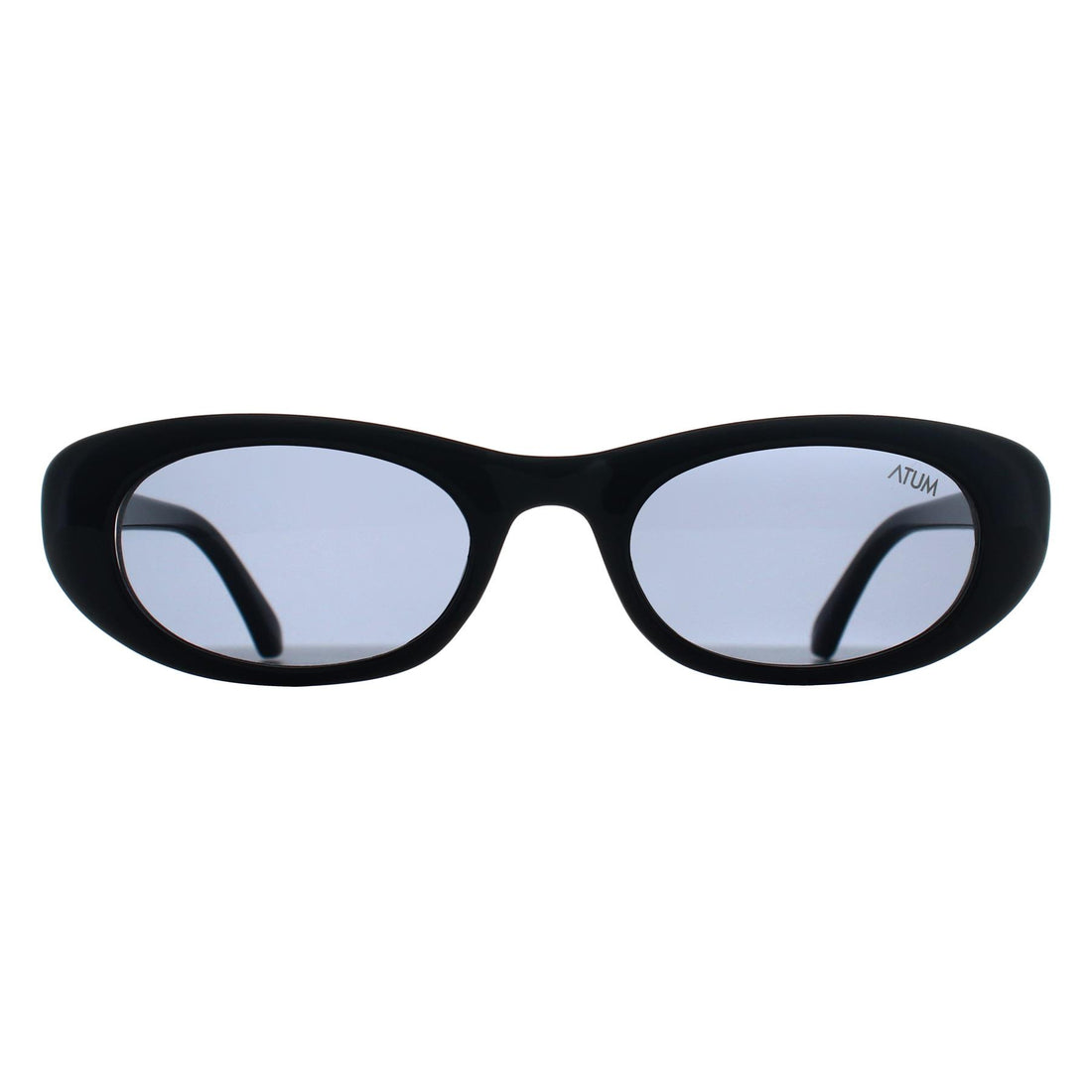 Atum Oval Womens Black Silver Smoke Noctis Sunglasses