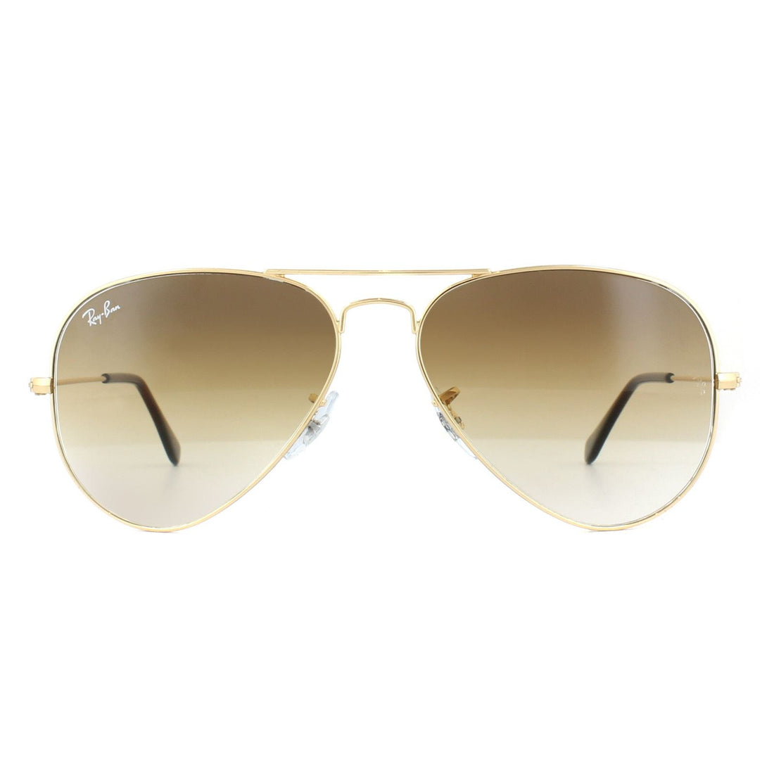 Ray-Ban Aviator Gradient RB3025 Sunglasses Gold / Brown Gradient 58