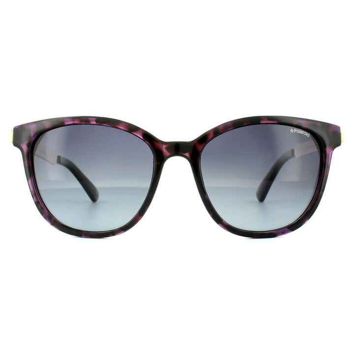 Polaroid Sunglasses PLD 5015/S LYK WJ Violet Havana Grey Blue Gradient Polarized