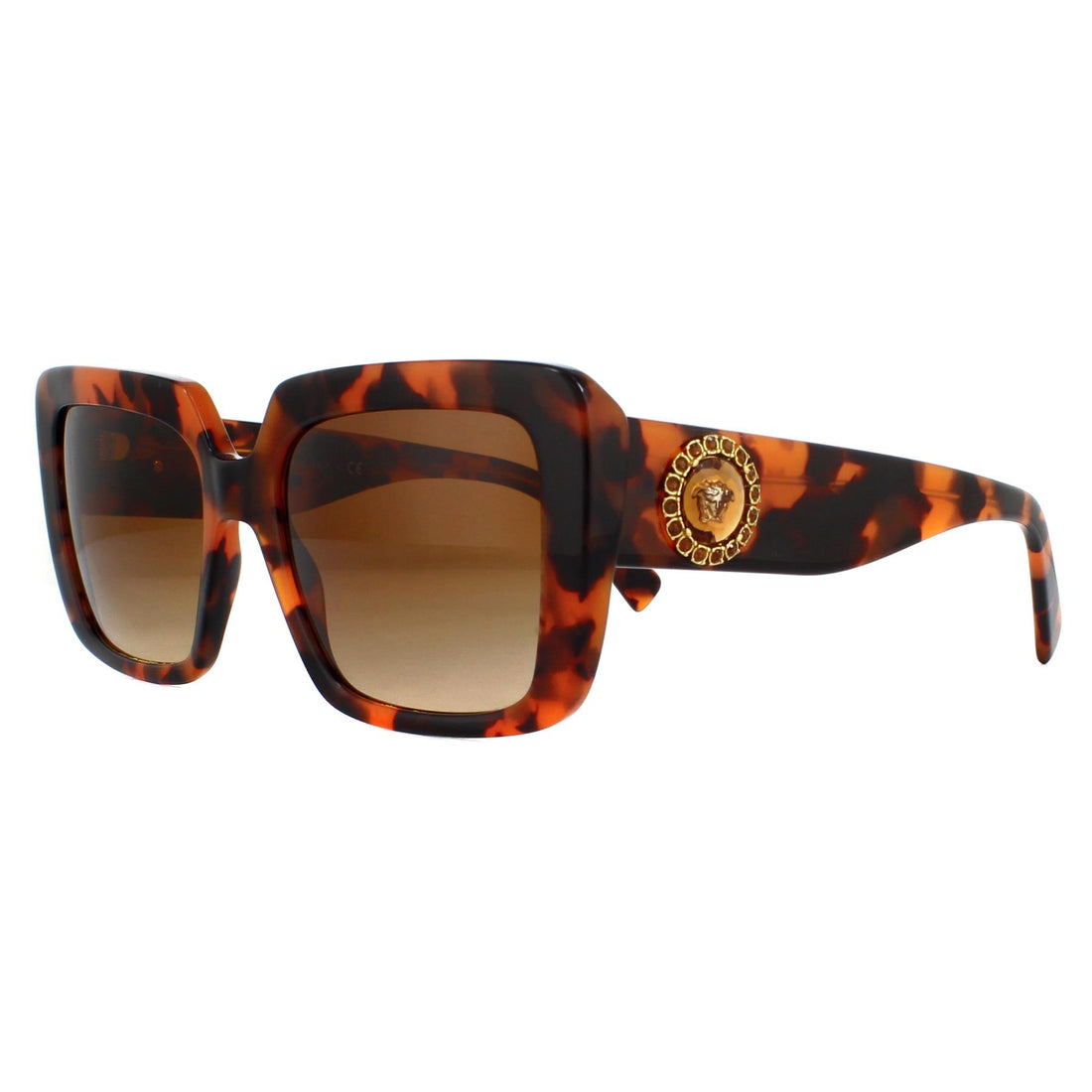 Versace Sunglasses VE4384B 944/74 Havana Brown Gradient