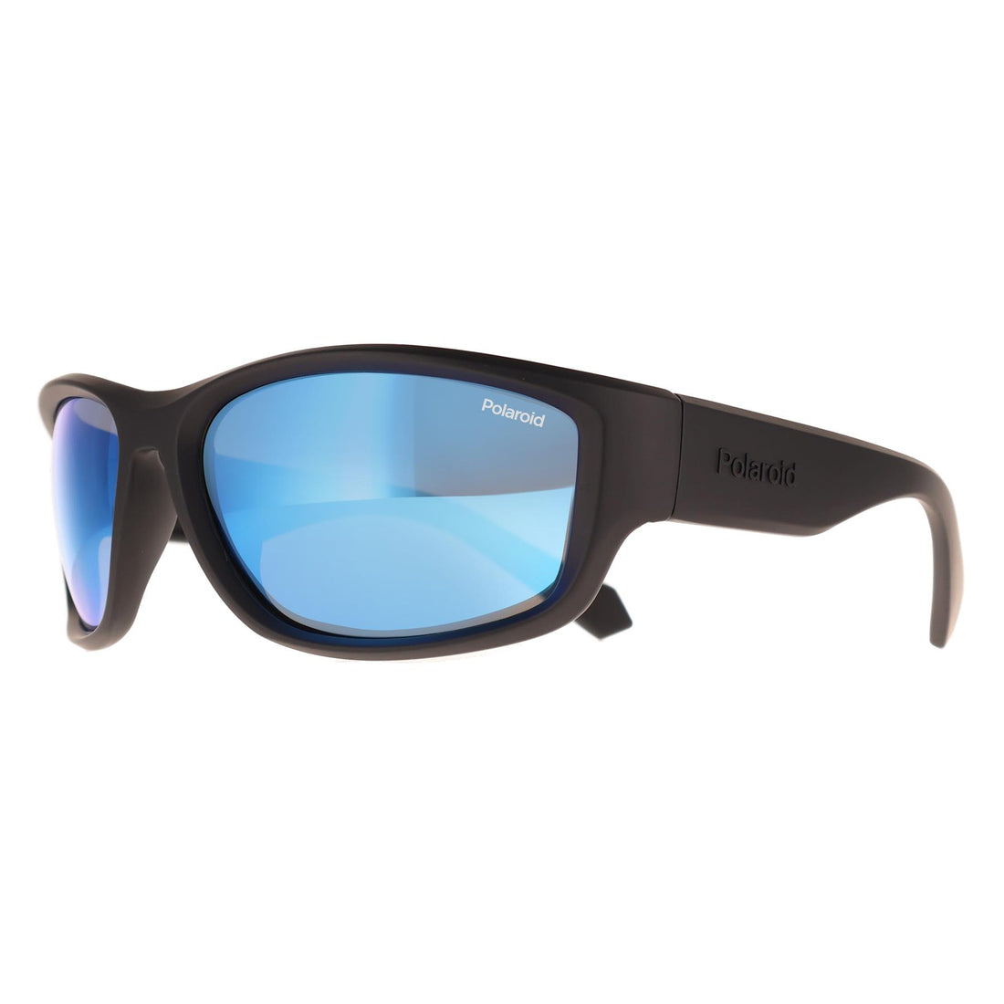 Polaroid Sunglasses PLD 2166/S 0VK 5X Matte Black Blue Mirror Polarized