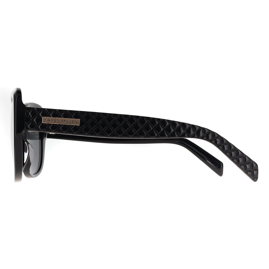 Karen Millen Sunglasses KM5060 001 Black Smoke Grey