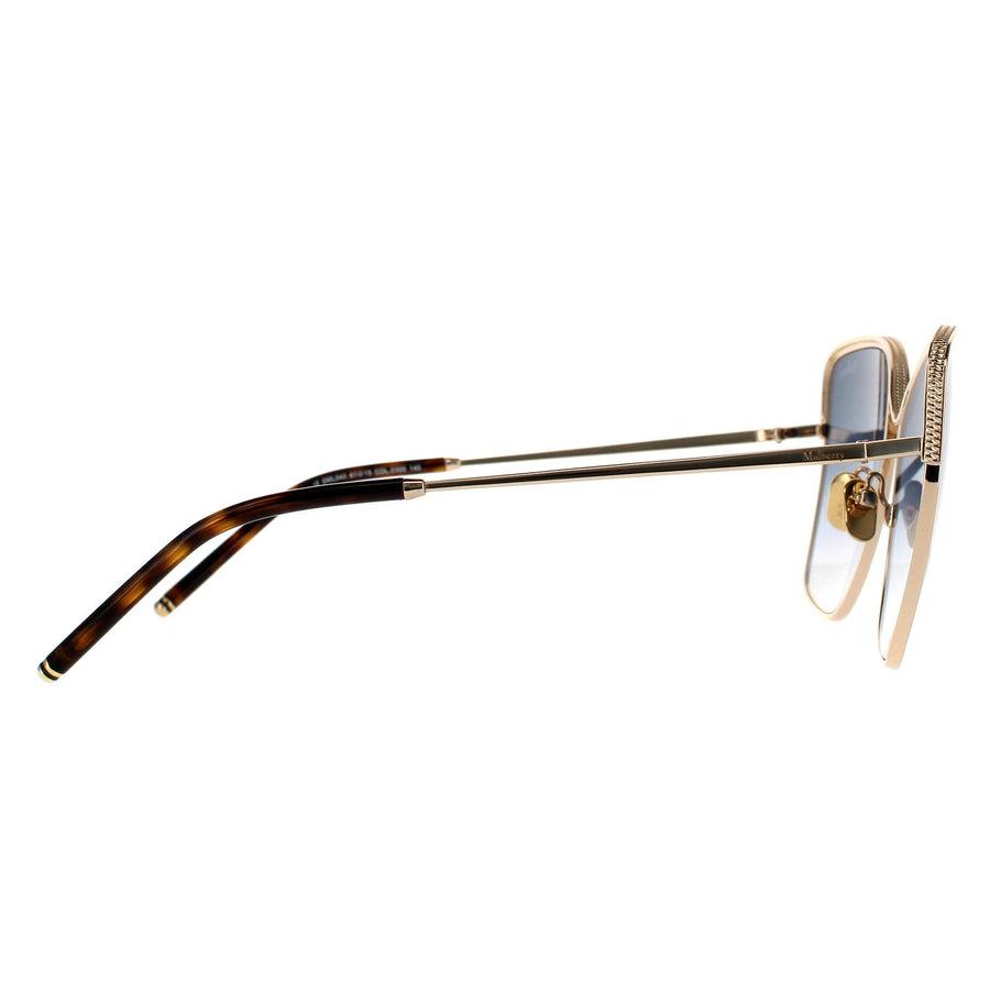 Mulberry Sunglasses SML040 0300 Shiny Rose Gold Blue Pink Gradient