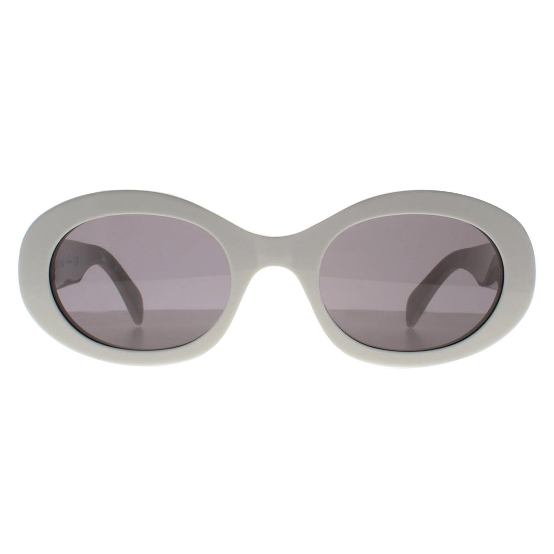 Celine Sunglasses Triomphe CL40194U 25A Ivory Smoke Grey
