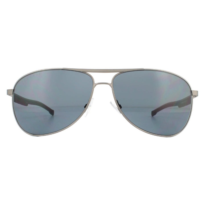 Hugo Boss Sunglasses BOSS 1199/N/S SVK/IR Semi Matte Ruthenium Black Grey