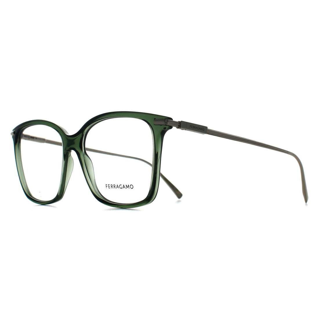 Salvatore Ferragamo Glasses Frames SF2992 320 Transparent Khaki Women
