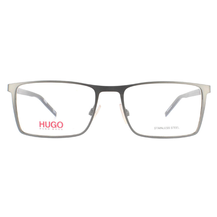 Hugo by Hugo Boss Glasses Frames HG 1056 R80 Semi Matte Dark Ruthenium Men