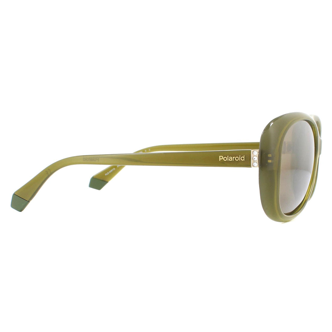 Polaroid Sunglasses PLD 4097/S 4C3 LM Olive Grey Gold Mirror Polarized