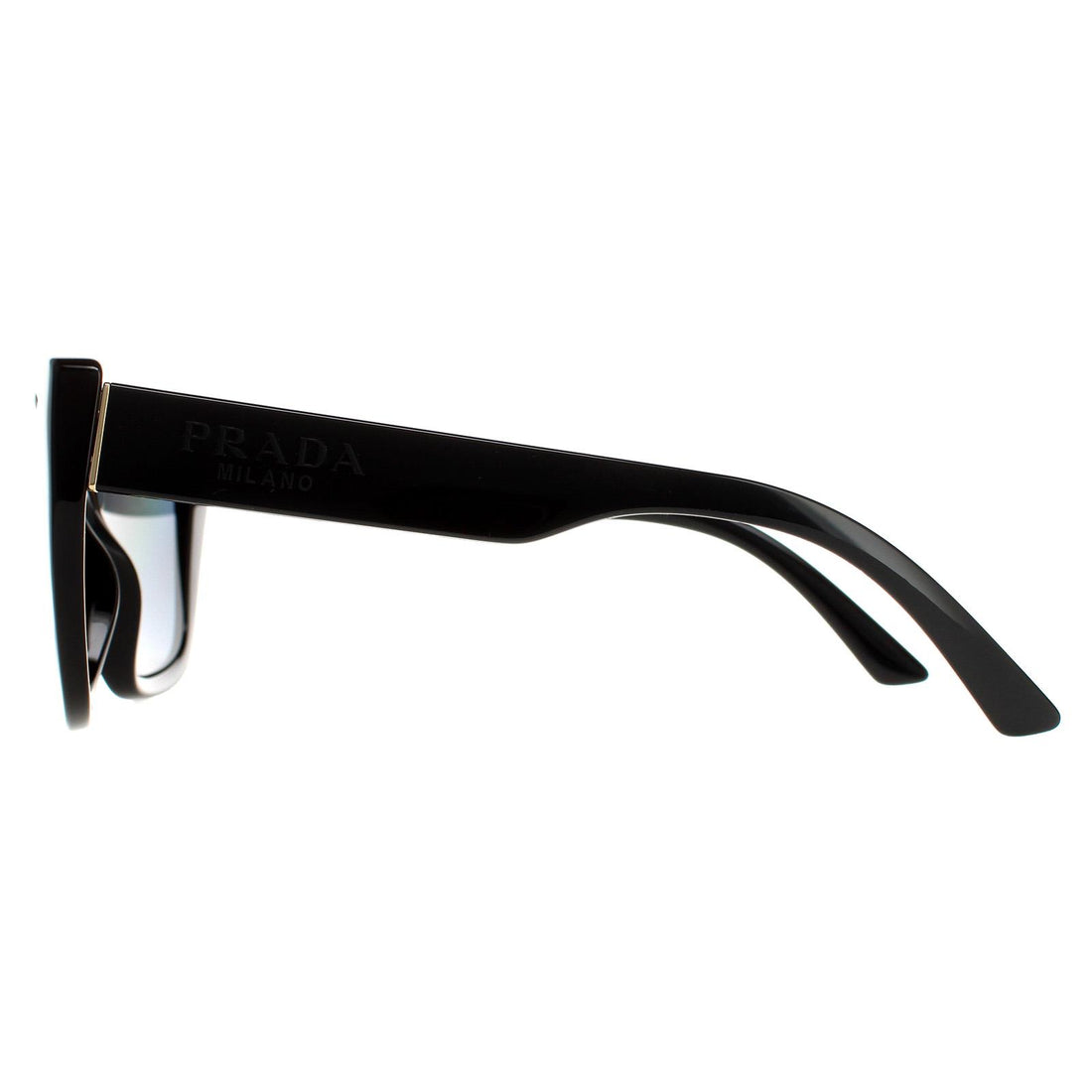 Prada Sunglasses PR24XS 1AB5Z1 Black Grey Polarized