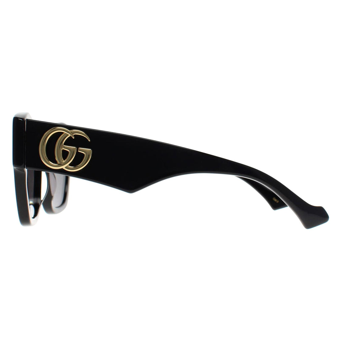 Gucci Sunglasses GG1422S 001 Shiny Black Grey