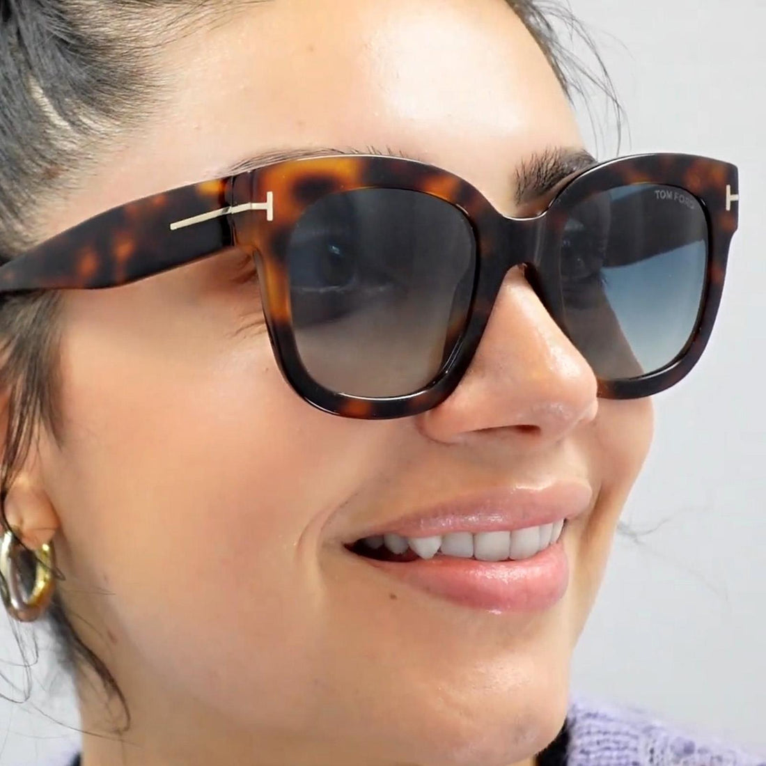 Tom Ford Sunglasses 0613 Beatrix 52T Dark Havana Bordeaux Gradient
