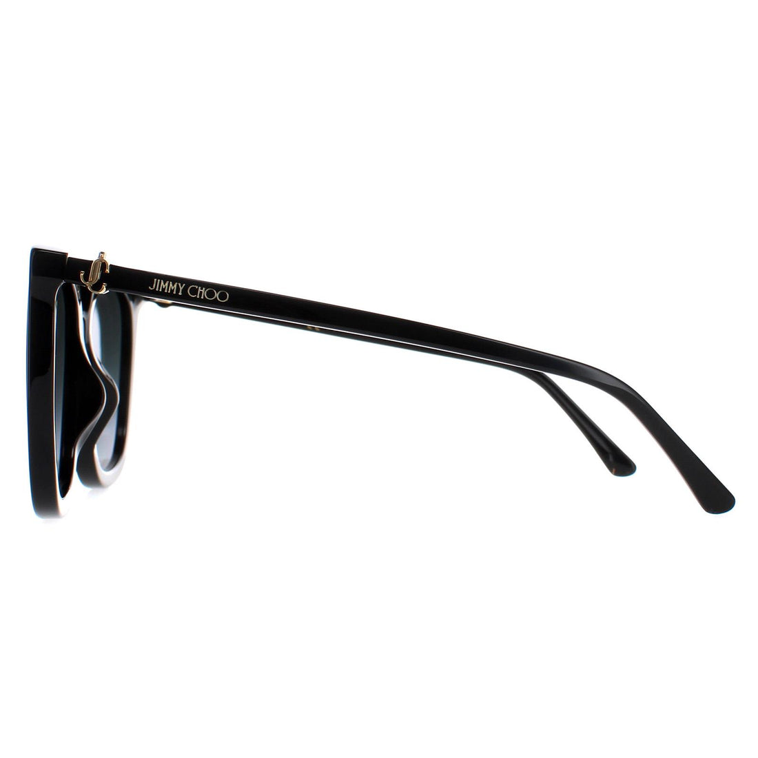 Jimmy Choo Sunglasses NETTAL/F/SK 807 9O Black Dark Grey Gradient