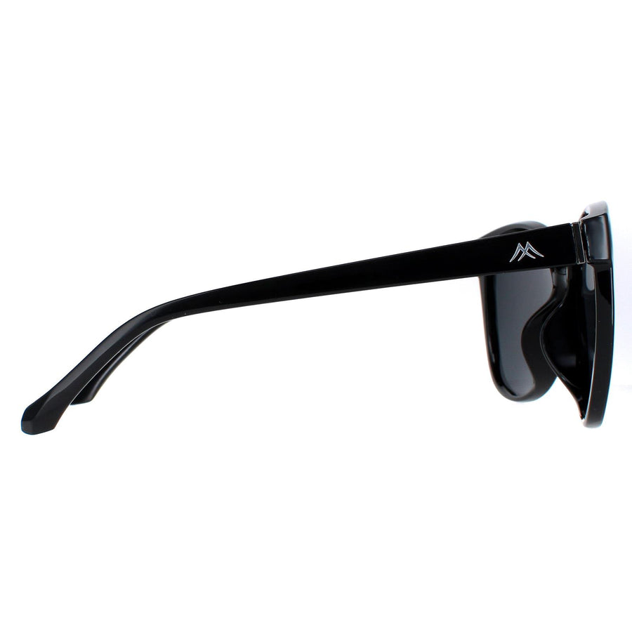 Montana Sunglasses MP74 Shiny Black Smoke Polarized