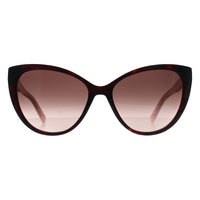 Love Moschino Sunglasses MOL043/S 086 HA Tortoise Red Brown Gradient