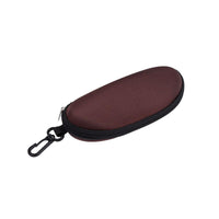 Montana Medium Brown Clamshell Sunglasses Case