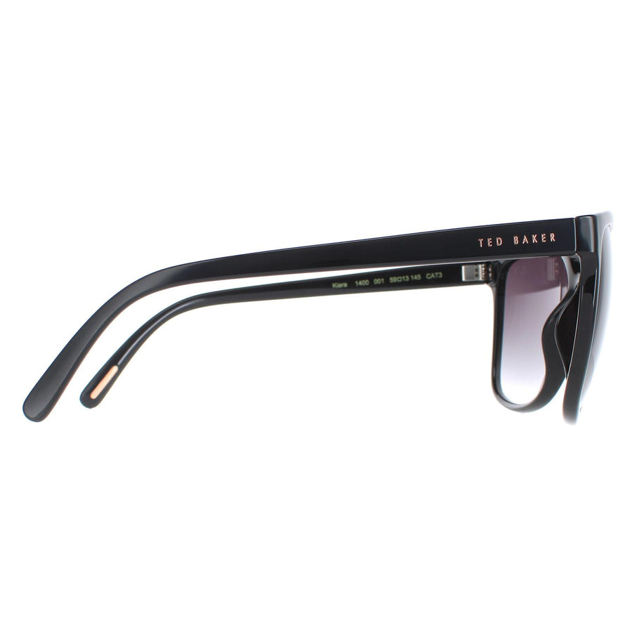 Ted Baker Sunglasses TB1400 Kiara 001 Black Grey Gradient