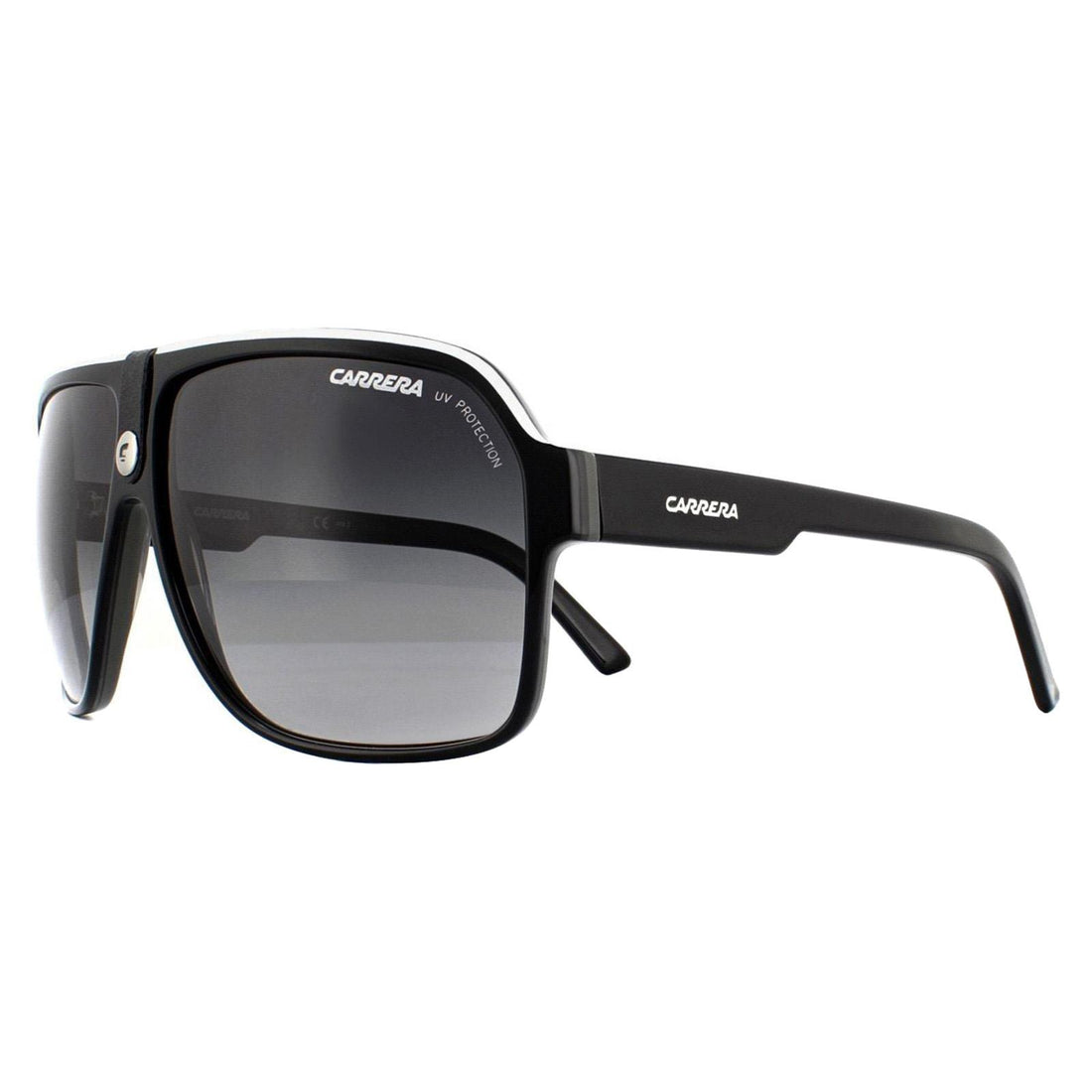 Carrera Sunglasses Carrera 33 8V6 9O Black and White Grey Gradient