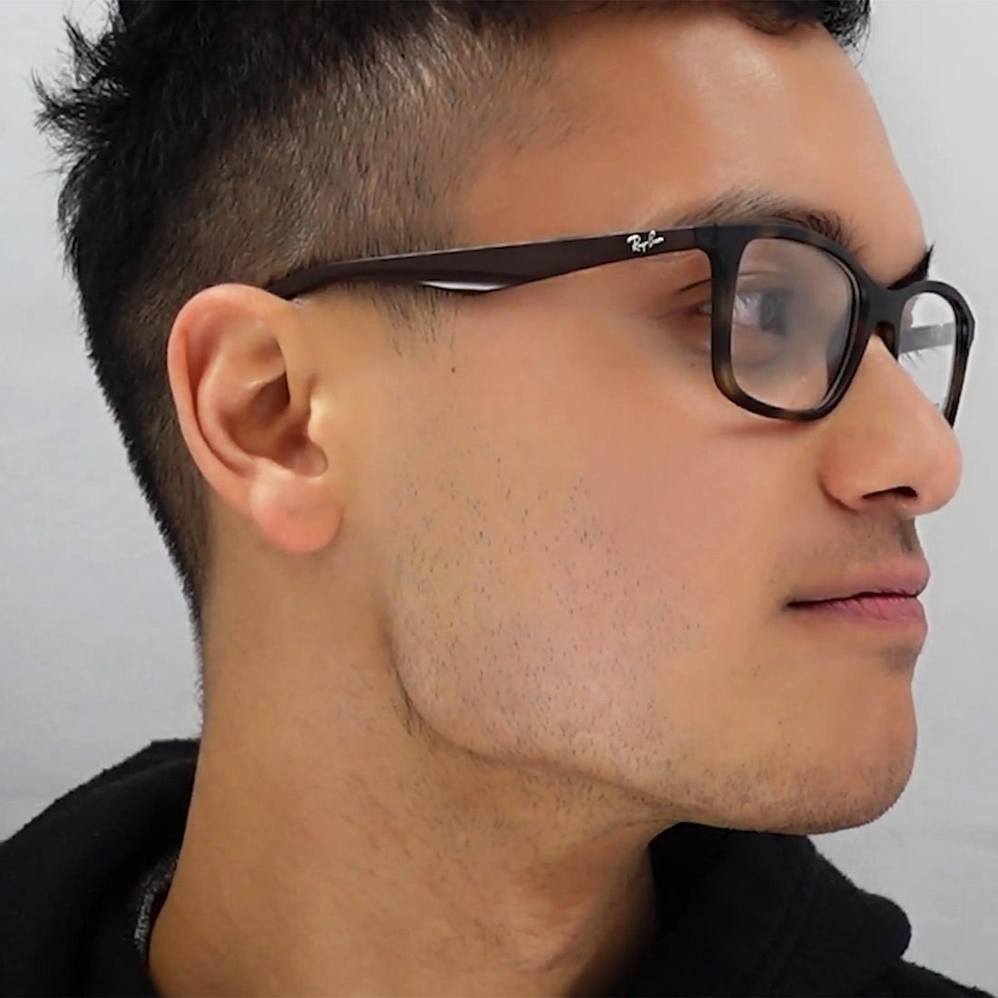 Ray-Ban Glasses Frames RX7047 5943 Transparent and Black Men Women