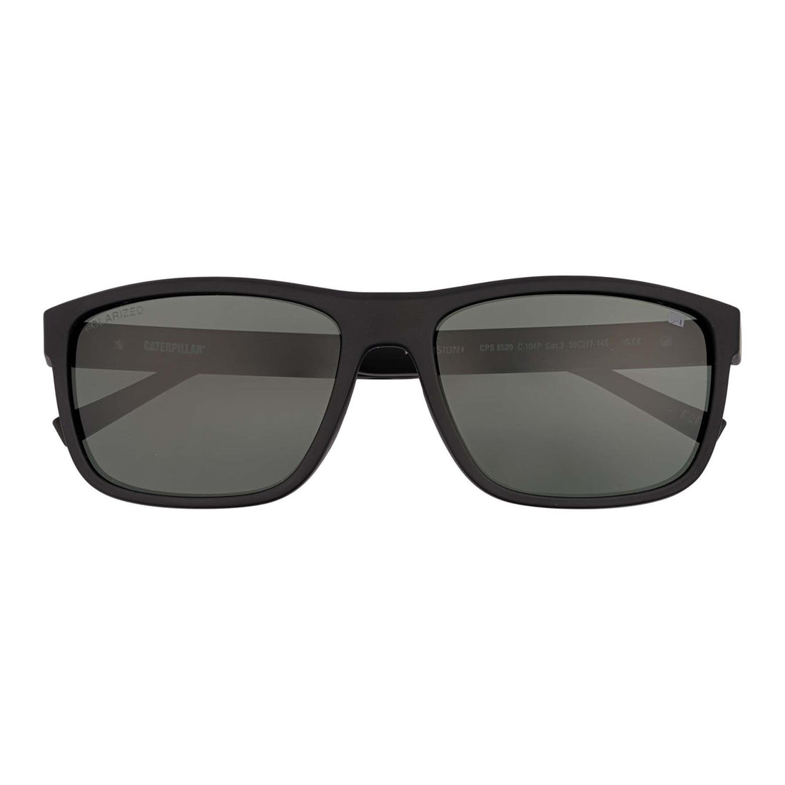 Caterpillar Sunglasses CPS-8520 104P Matte Black Green Polarized