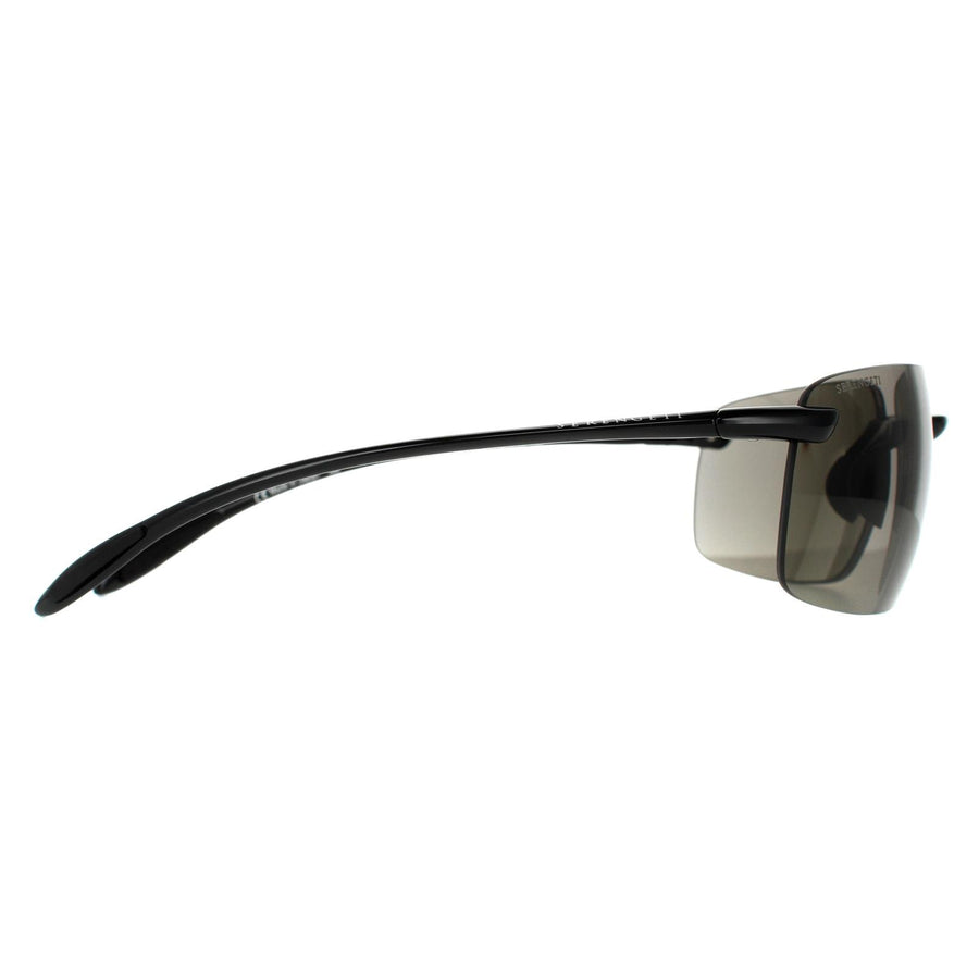 Serengeti Sunglasses Silio 8923 Shiny Black PhD 2.0 CPG Grey Polarised