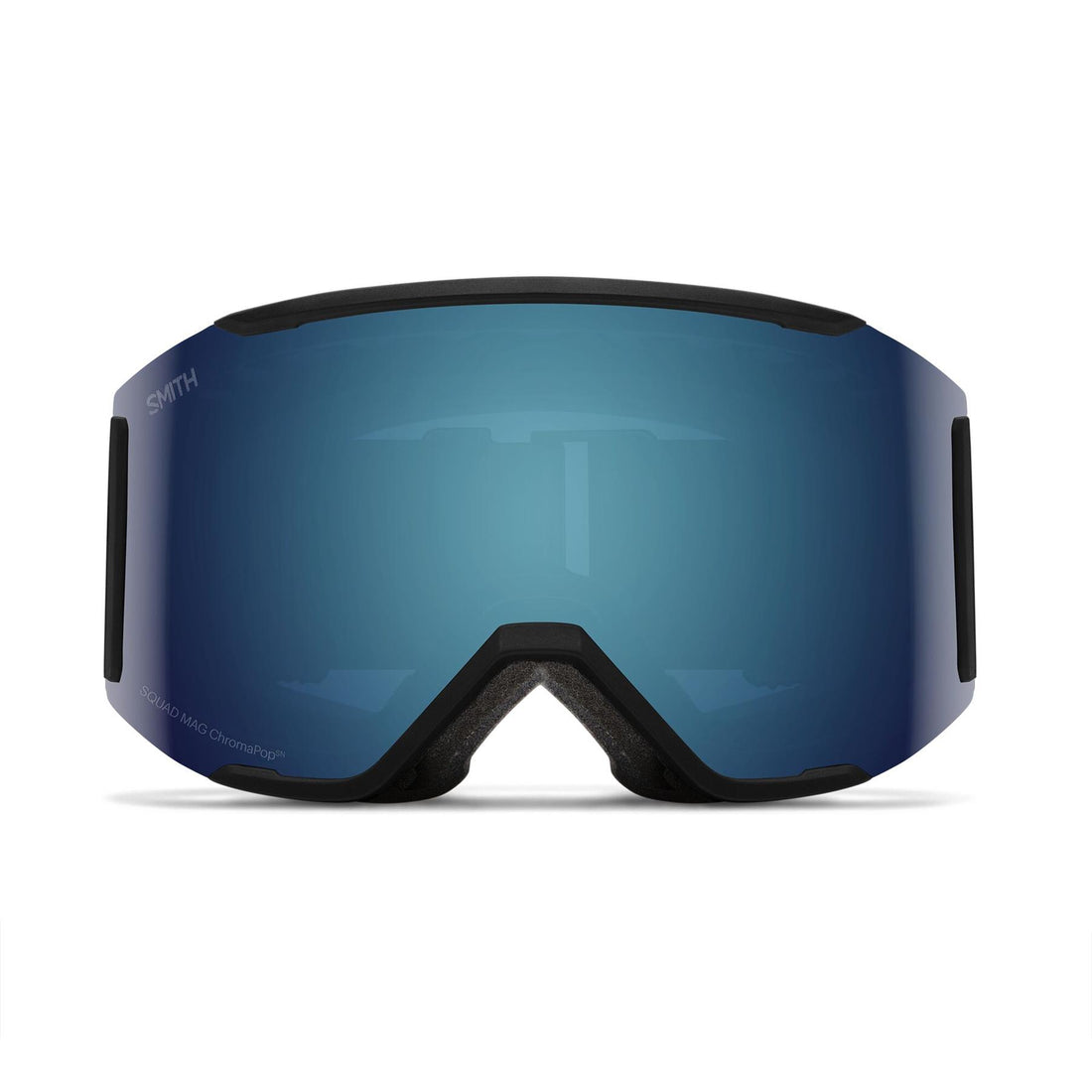 Smith Ski Goggles Squad Mag 0JX 4K Black ChromaPop Sun Blue Mirror & Storm Blue Sensor Mirror