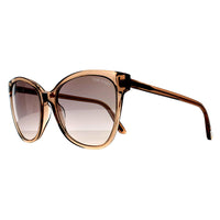 Tom Ford Sunglasses Ani FT0844 45G Shiny Light Brown Brown Mirror