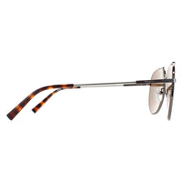 Salvatore Ferragamo Sunglasses SF265S 068 Dark Ruthenium Tortoise Brown