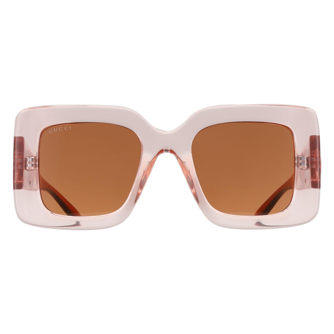 Gucci Sunglasses GG2025S 004 Transparent Pink Brown