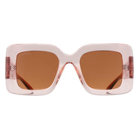 Gucci Sunglasses GG2025S 004 Transparent Pink Brown