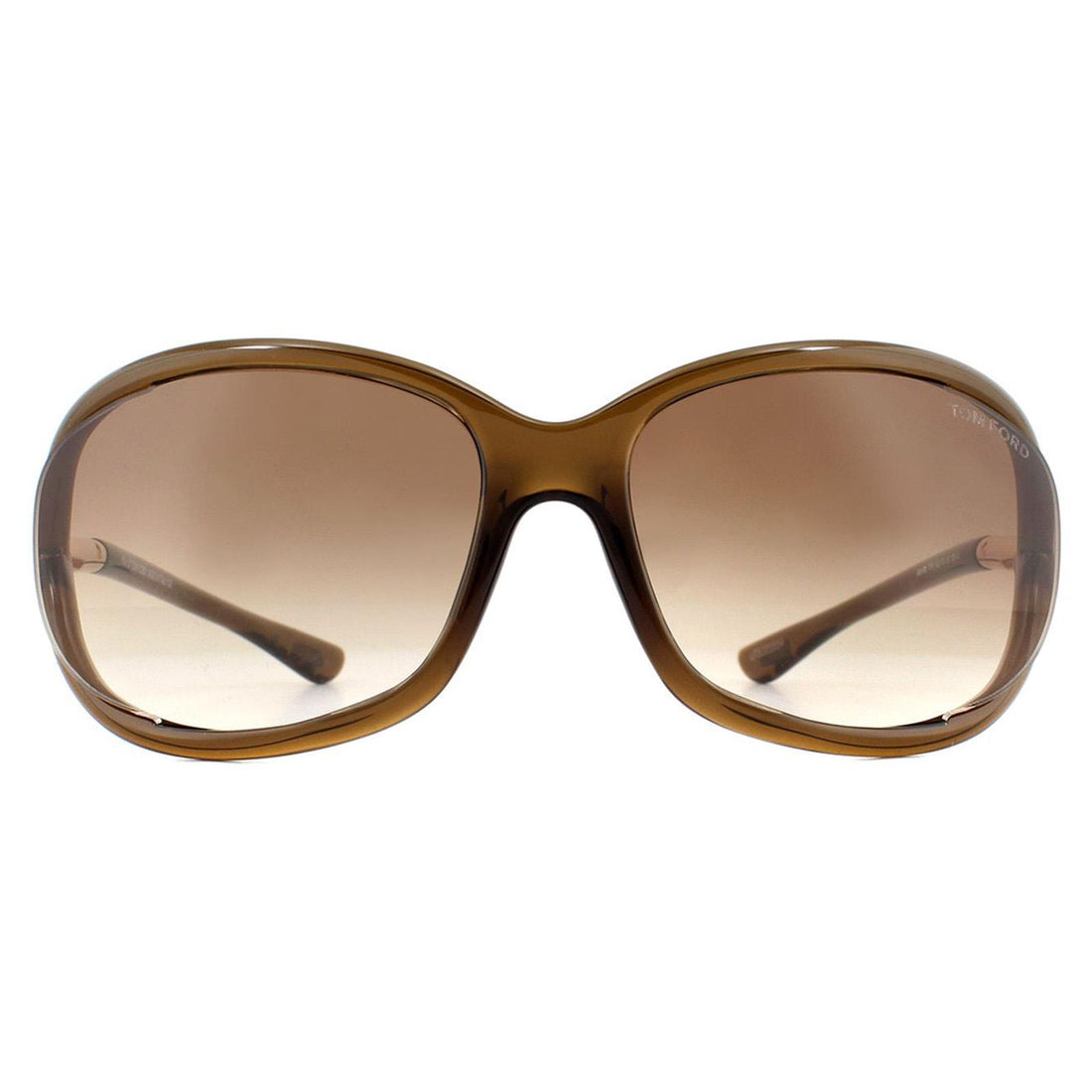 Tom Ford Sunglasses 0008 Jennifer 692 Crystal Brown Brown Gradient