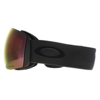 Oakley Ski Goggles Flight Deck OO7050-D3 Matte Forged Iron Prizm Rose Gold Iridium