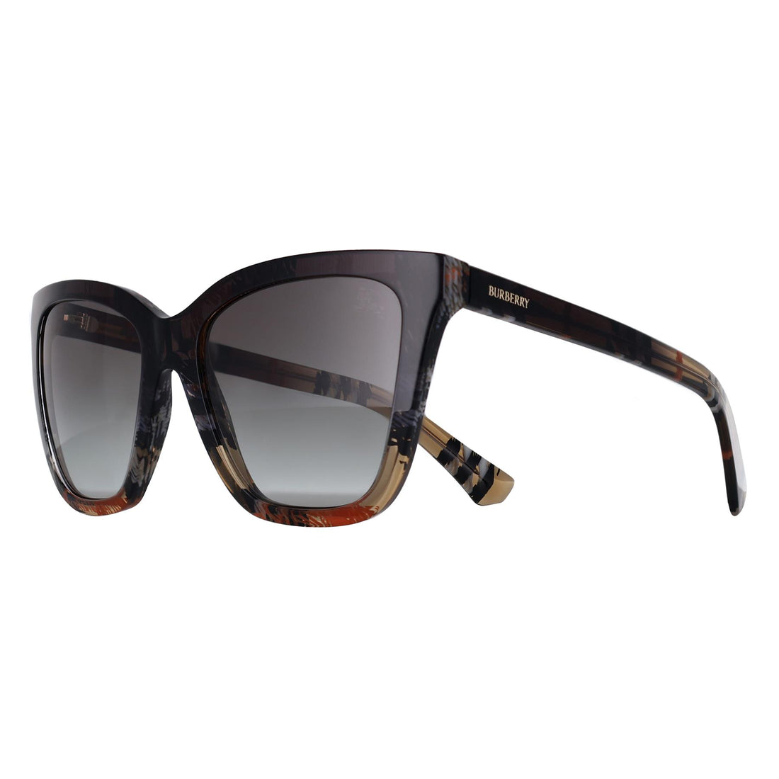 Burberry Sunglasses BE4470 420211 Check Sand Grey Gradient